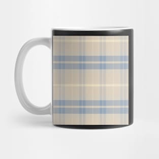 Cottagecore Aesthetic Ossian 1 Hand Drawn Textured Plaid Pattern Mug